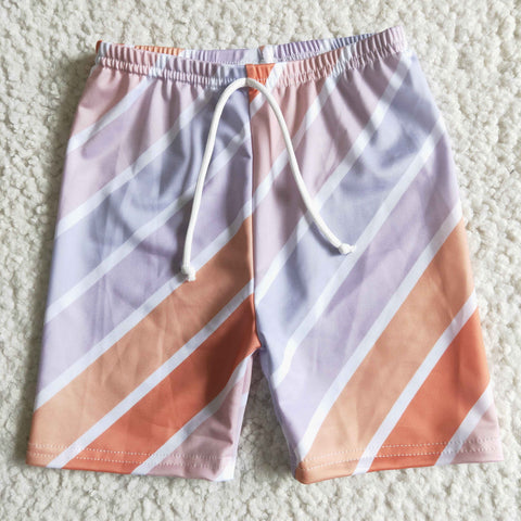 SS0006 Boy‘s summer natural color swimming trunks shorts