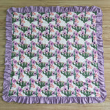 New Cactus Purple Flower Blanket