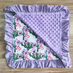 New Cactus Purple Flower Blanket