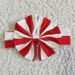 SALE GBO0039 I Love America Blue Star With Bow Baby Bummie Girl's Set