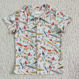 Summer Fish Hook Boy‘s Shirt Top