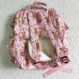 SALE Boutique Cow Flower Pink Backpack Diaper Bags