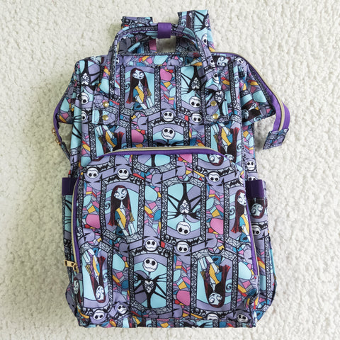 SALE BA0015 Boutique Halloween Backpack Skull Diaper Bags