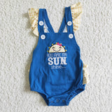 SR0035 Summer You are my sun shine Girl's Romper