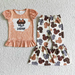 Wild About Animal Pattern Castle mouse Leopard Girl's Set