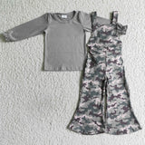 6 C9-36 Grey Camouflage Overalls With Bow New Suit