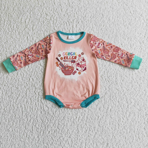 CEREAL KILLER New Cute Baby Bubble Girl's Romper