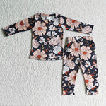 SALE GLP0195 New Flower Cute Girl's Set Pajamas