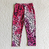 Pink Leopard Animal Casual Trousers Pants