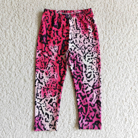 Pink Leopard Animal Casual Trousers Pants