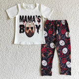 Halloween MAMA'S BOY Cartoon Boy's Set