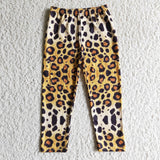 Khaki Leopard Animal Casual Trousers Pants