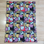 Halloween Purple Skull Black Baby Blanket