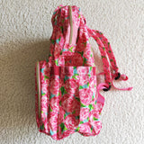 SALE Boutique Fashion Pink Flower Backpack Diaper Bags