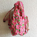 SALE Boutique Fashion Pink Flower Backpack Diaper Bags