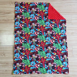 Cartoon Super Hero Red Baby Blanket