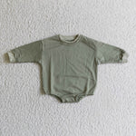 New ArmyGreen Good Quality Sweater Shirt Romper