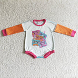 SALE LR0150 New Cassette Tape Baby Bubble Milk Silk Girl's Romper