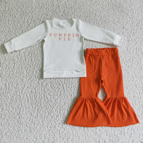 Pumpkin Pie Orange Girl's Set