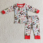 BLP0113 Christmas White Movie Boy's Set Pajamas