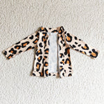 New Leopard Girl's Coat Cardigan