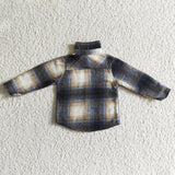 New Children's Plaid Flannel Shirt Boy's Girl's Shirt