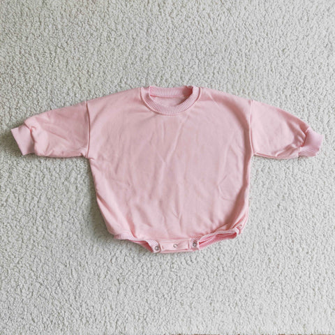 New Pink Good Quality Sweater Shirt Romper