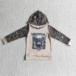 New Cow Leopard Hoodie Boy's Shirt