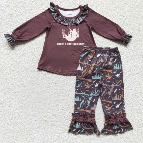 New Hunting Brown Girl's Set