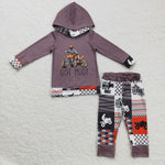 GOT MUD motorcycle grey Hoodie Boy's Outfits