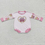 FRIES BEFORE CUYS Love Cute Baby Bubble Girl's Romper