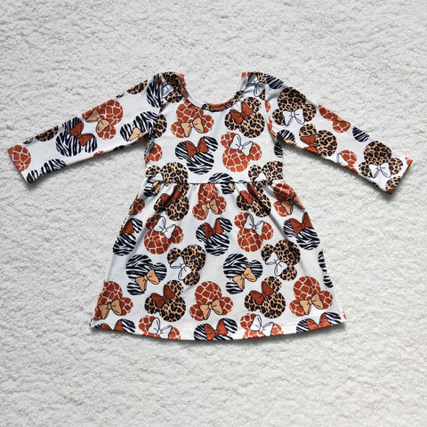 Leopard Animal Mouse Fashion Girl's Dress