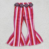 GB0011 Fashion Kids Western Design Fashion Light Pink Belt