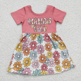 SALE GSD0183 MAMA's Girl Flower Pink Girl's Dress