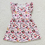 SALE GSD0170 Happy Birthday Pink Girl's Dress