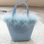 Boutique New Baby Girl Blue Handbag Bag