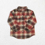 New Children's Plaid Flannel Shirt Boy's Girl's Shirt