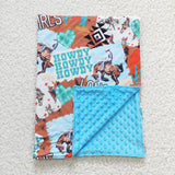 HOWDY LONGLIVE Cowgirls Newborn Baby Blanket