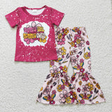 Daddy's Girl Mommy's World Flower Butterfly Girl's Set