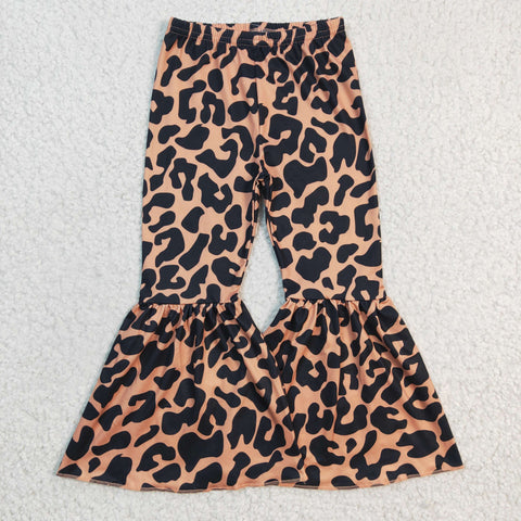 Fashion Leopard Girl's Flared Bell Bottom Pants
