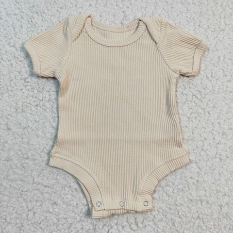 SALE SR0208 creamy white Newborn Sweater Short Sleeves Romper