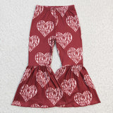 P0052 Fashion HOWDY Love Girl's Flared Bell Bottom Pants