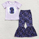 GSPO0448 WEDNESDAY Purple Girl's Set