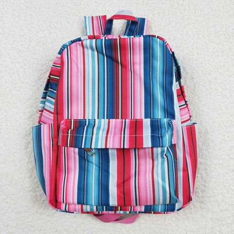 BA0046 Fashion Western Stripe Backpack Bag