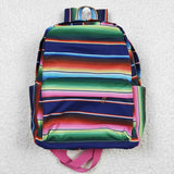 BA0039 Fashion Western New Stripe Backpack Bag