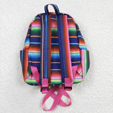 BA0039 Fashion Western New Stripe Backpack Bag