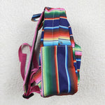 BA0039 Fashion Western New Stripe Backpack Bag