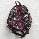 BA0042 Fashion Western Flower Backpack Bag