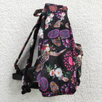 BA0042 Fashion Western Flower Backpack Bag