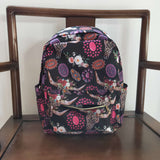 BA0042 Fashion Western Flower Backpack Bag